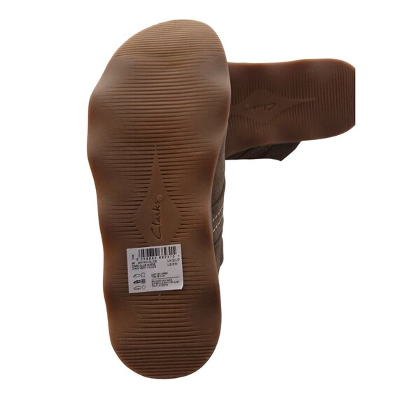 Clarks Brynn Glide Womens Slip-On Mules Size US 6 Medium Dark Olive Suede Leathe - Picture 5 of 6